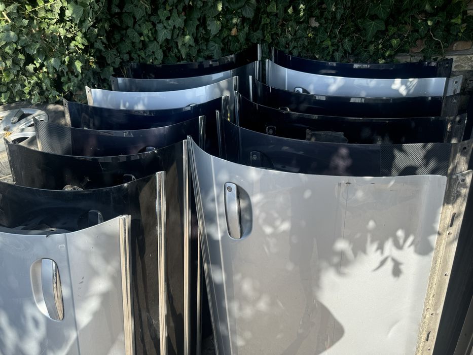 Двері audi a6 c6 дверки ауді а4 б7 дверь срібні чорні сині голі