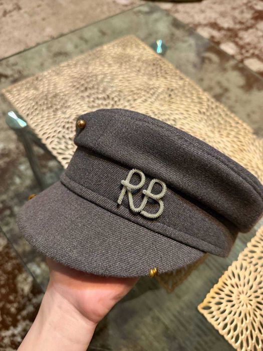 RUSLAN BAGINSKIY Pierced Baker Boy Cap