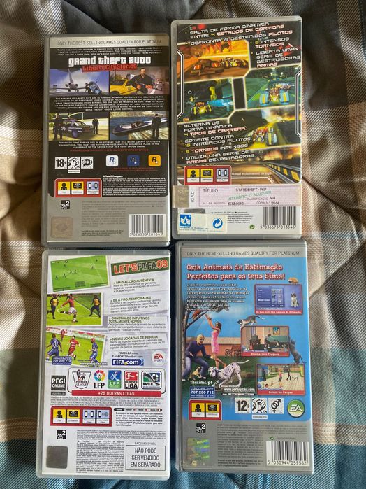 Jogos psp novos vários