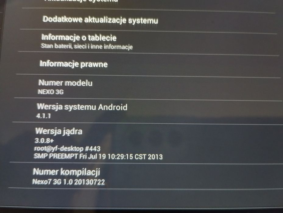 Tablet Nexo 7 Navroad