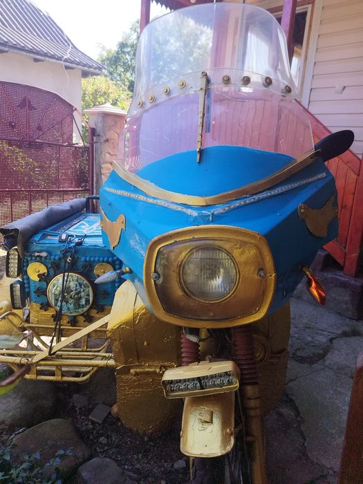 Мотоцикл Дельта з коляскою