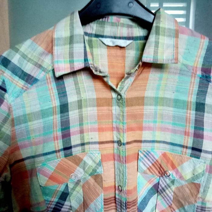 Koszula damska w kratę Promod L