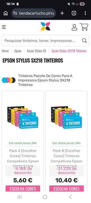 Impressora Multifuncões epson stylus SX 218