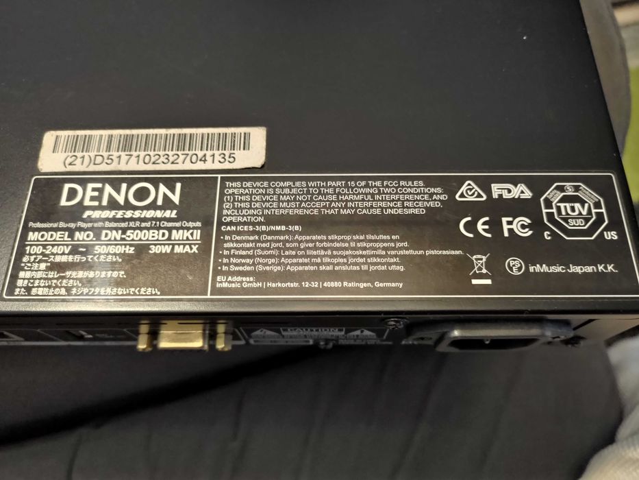Denon DN-500 BD MKII - Odtwarzacz Blu-ray