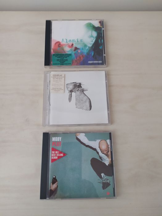 Coldplay, Moby, Alanis Morissette Cd's