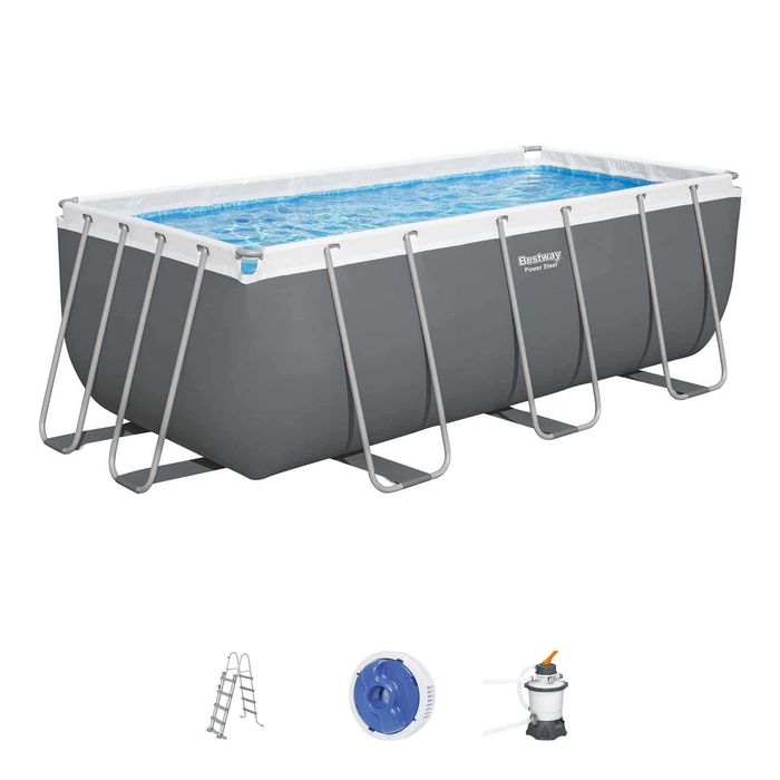 Piscina Desmontável Bestway® Power Steel ™ 4,12 m x 2,01 m x 1,22 m