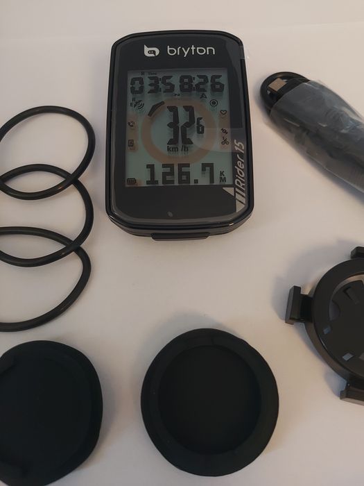 Komputer rowerowy 30 funkcji licznik odbiornik GNSS obsługa GPS kompas ...