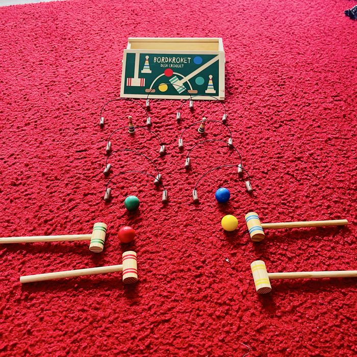 Conjunto 2 Jogos de Mesa Madeira (Bowling + Croquet) - Flying Tiger