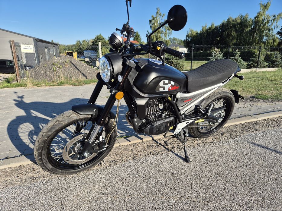 Scrambler 125 kopia Ducati, Calibre 2024r, Mash, Junak, Orcal, silnik Suzuki.