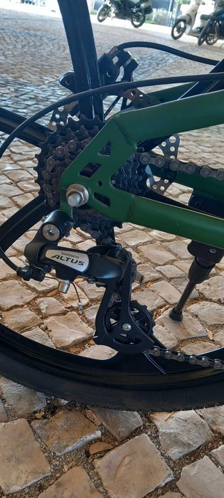 Bicicleta de Montanha Dobrável Helliot Hummer 01 – Verde Militar