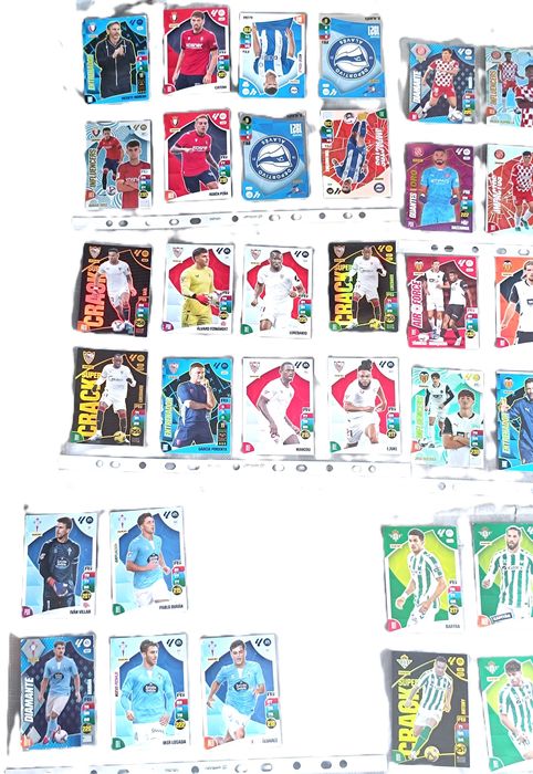 116 cartas Adrenalyn Panini La Liga 2024-2025