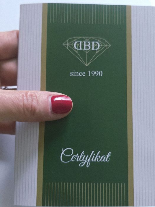 R.14 Pierścionek 18stka urodziny Akoya Diamenty 0.15ct Złoto 585 WYCENA