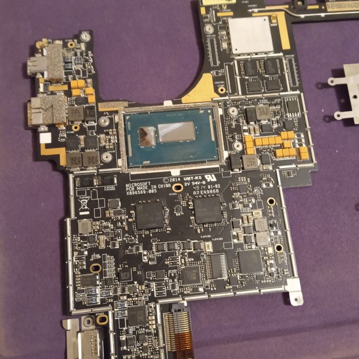 материнка, куллер- планшето-ноутбука SURFACE з материнкою та куллером