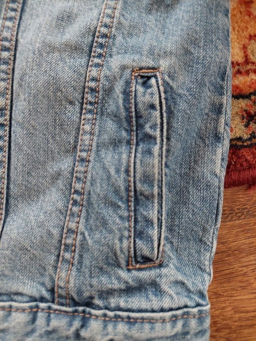 Kurtka jeans chlopiec 140