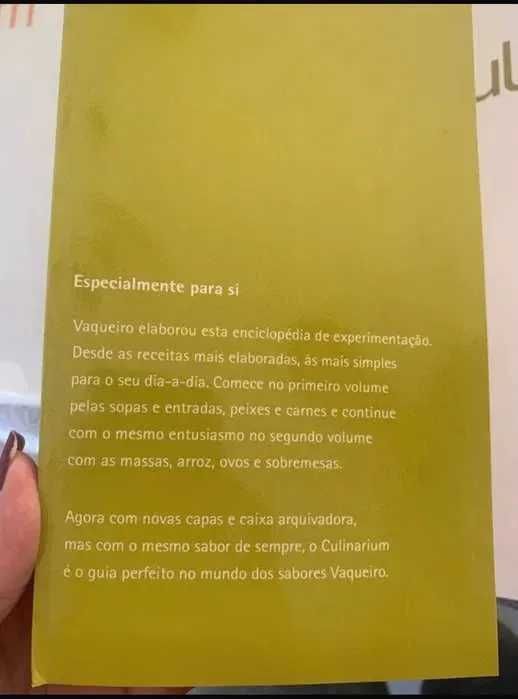 Livros de culinária (dois volumes) - A magia dos sabores