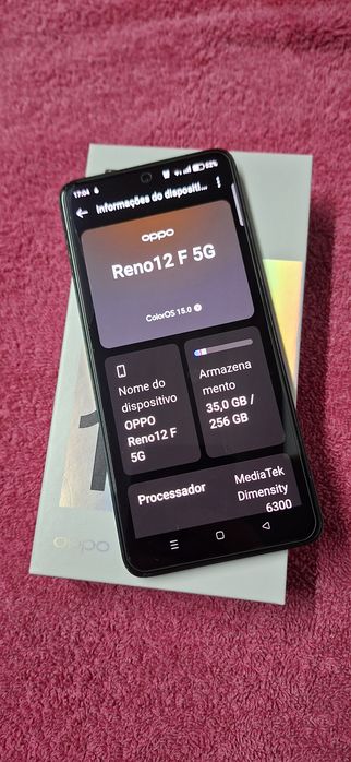 OPPO Reno 12 F 5G. 256 GB 8 GB RAM