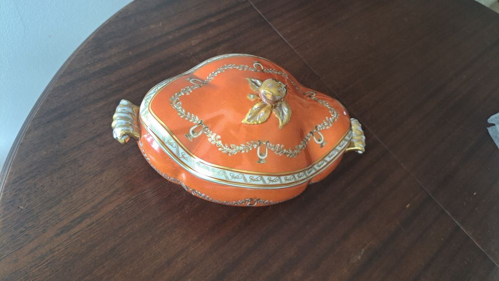 Terrina Laranja Dourada  Vidal Arte