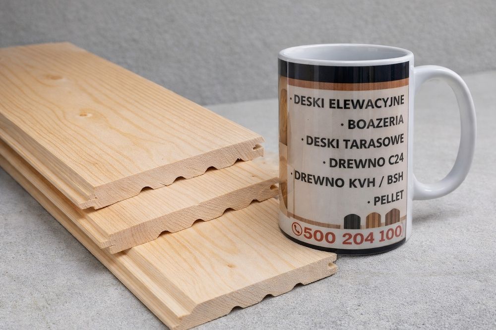 Deska elewacyjna, podbitka, ŚWIERK SOFTLINE  19x146 + kubek gratis!!!