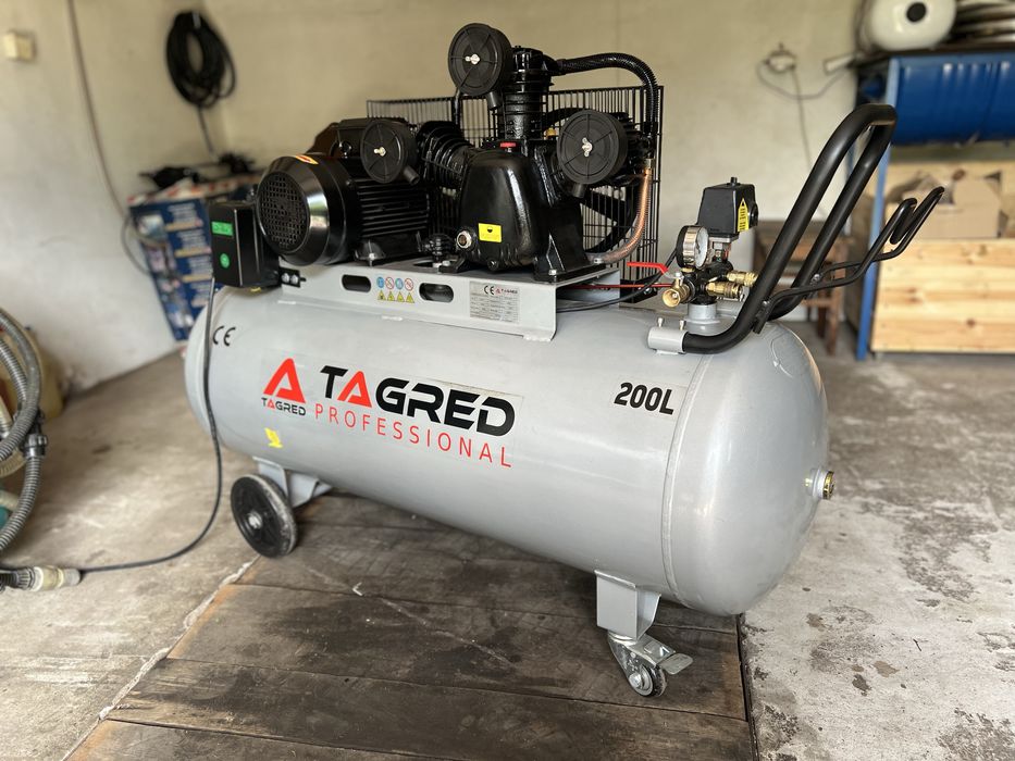 Kompresor Sprężarka 200L  400V TAGRED