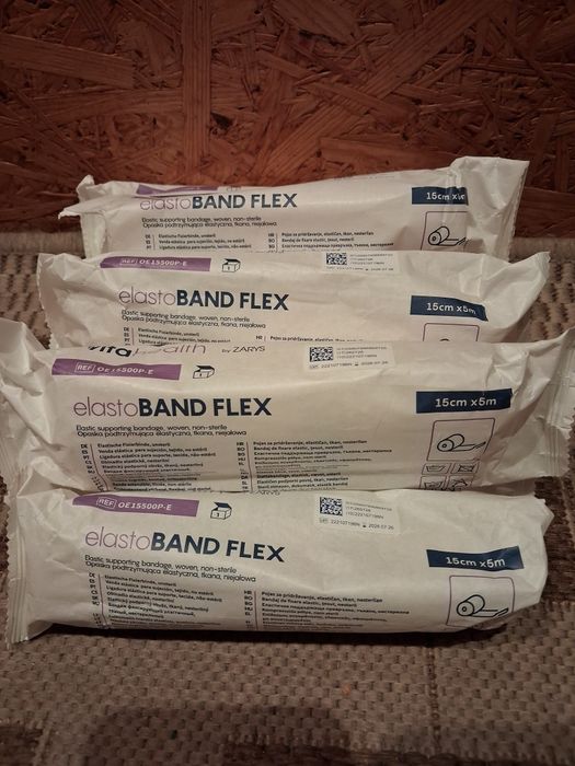 Бинт еластичний elastoBAND FLEX Zarys 15см×5м фіксуючий