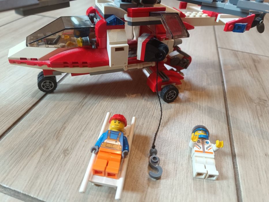 LEGO city helikopter pogotowia/karetka/Unikat/2006/7903/City