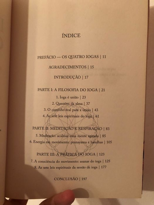 Livro "As Sete Leis Espirituais do Ioga" - Deepak Chopra