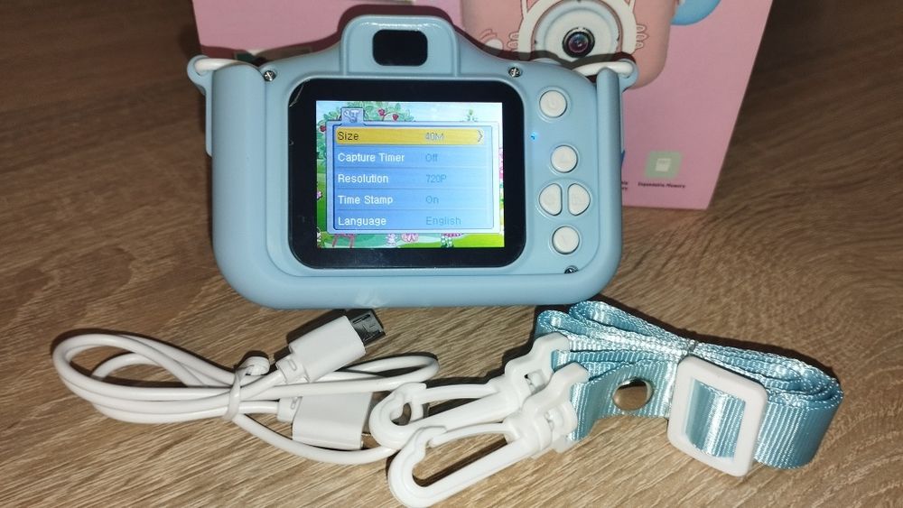 Детский фотоаппарат Котики фото, видео, рамки