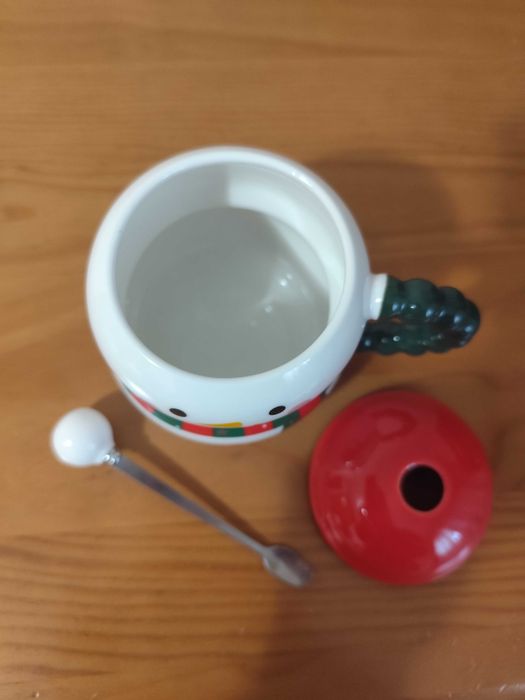 Caneca de natal boneco de neve