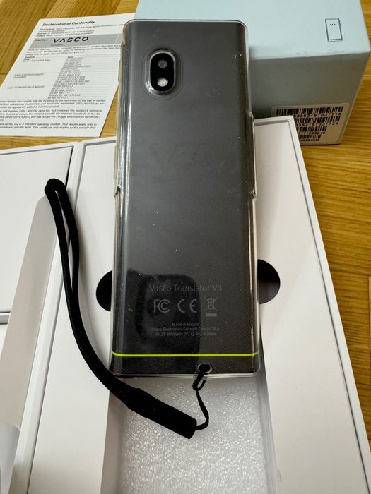 Elektroniczny tłumacz Vasco V4 z darmowym bez limitu internet,112język