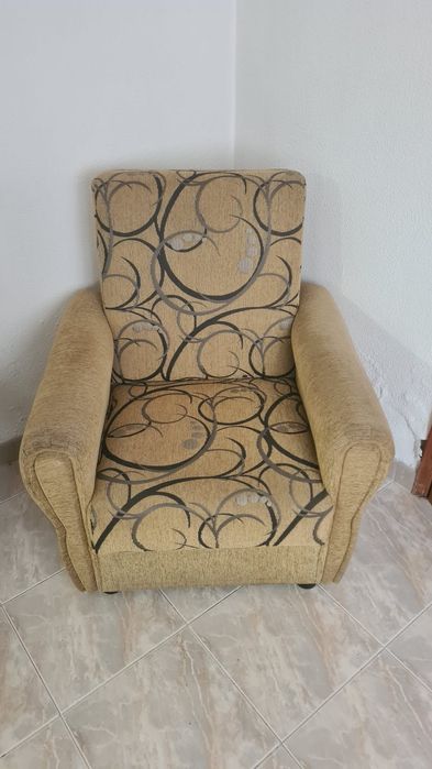 Conjunto 2 sofas usados