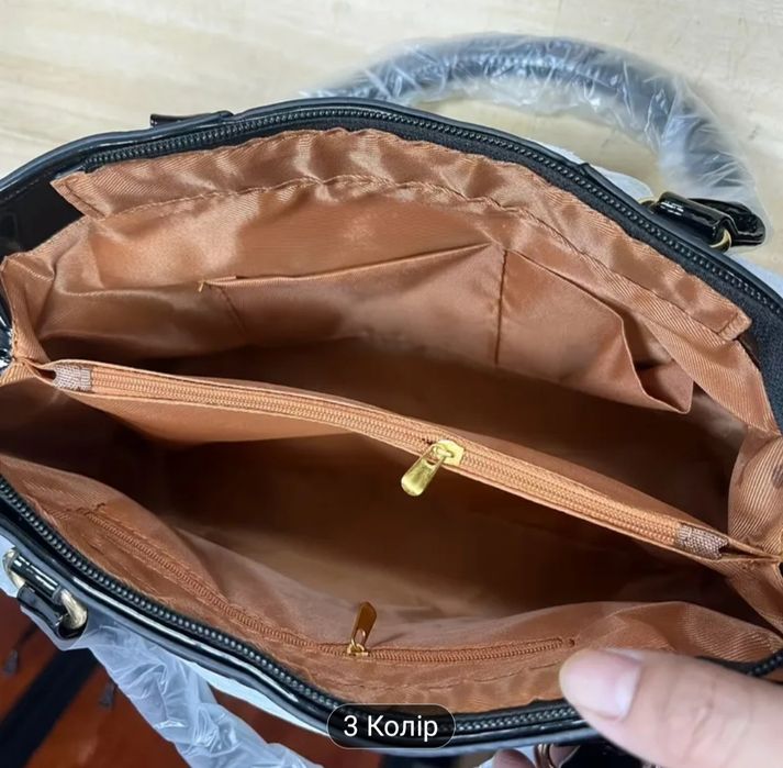 Жіноча сумка + гаманці, червона.