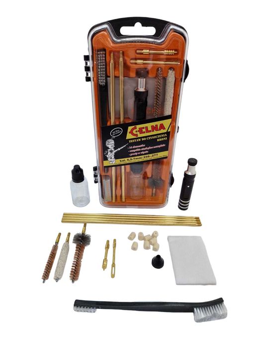 Zestaw do czyszczenia broni kulowej (kal. 6,5–7mm / .256-.277) – CELNA