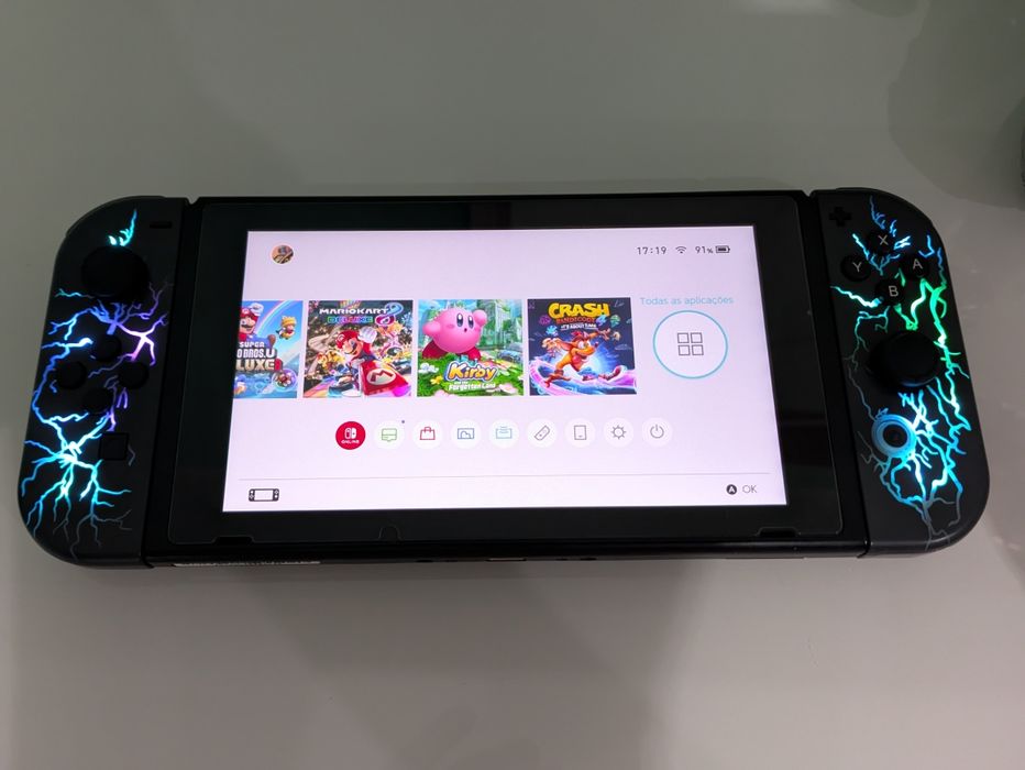 Nintendo switch desbloqueada 128gb