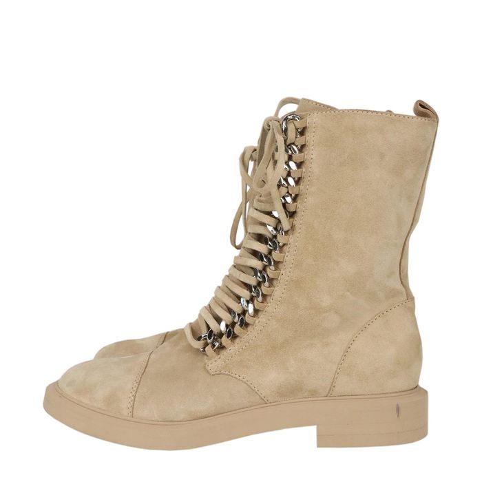 Buty damskie Casadei, botki, rozmiar 38, beżowe, skórzane, botki SCH2716