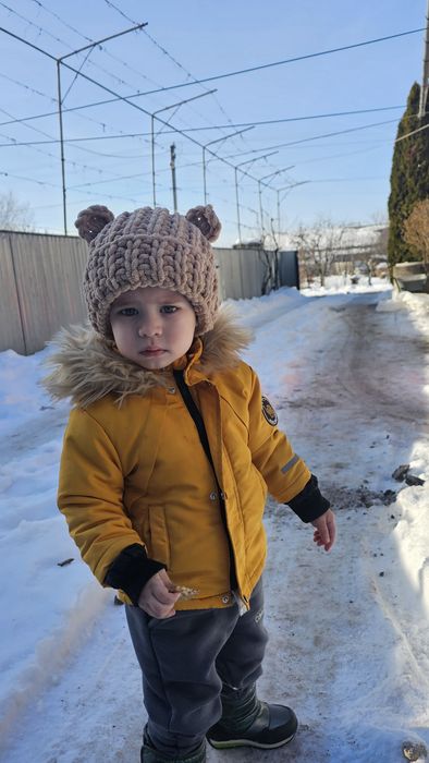 Дитячі шапочки з вушками