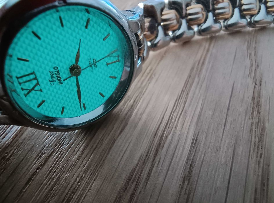 Damski Zegarek Vintage TIMEX INDIGLO Two-Tone | Lata 90. | SPRAWNY!