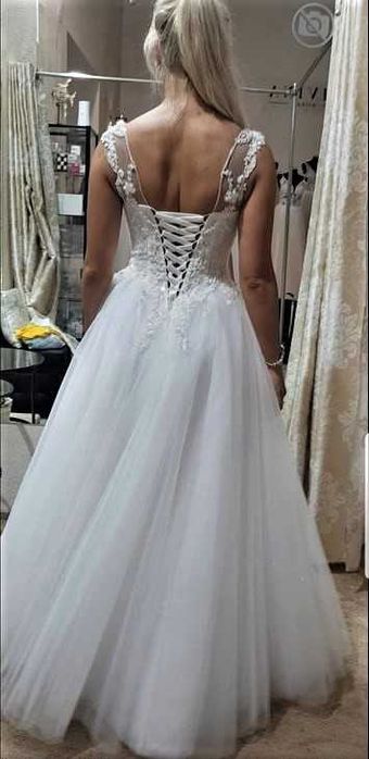Suknia Ślubna 'Relevance Bridal' - Rozmiar 38 / Kolor Ivory