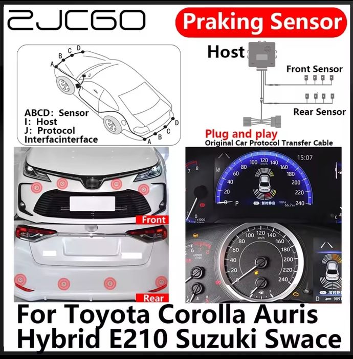 Czujniki parkowania Toyota Corolla Suzuki Swace