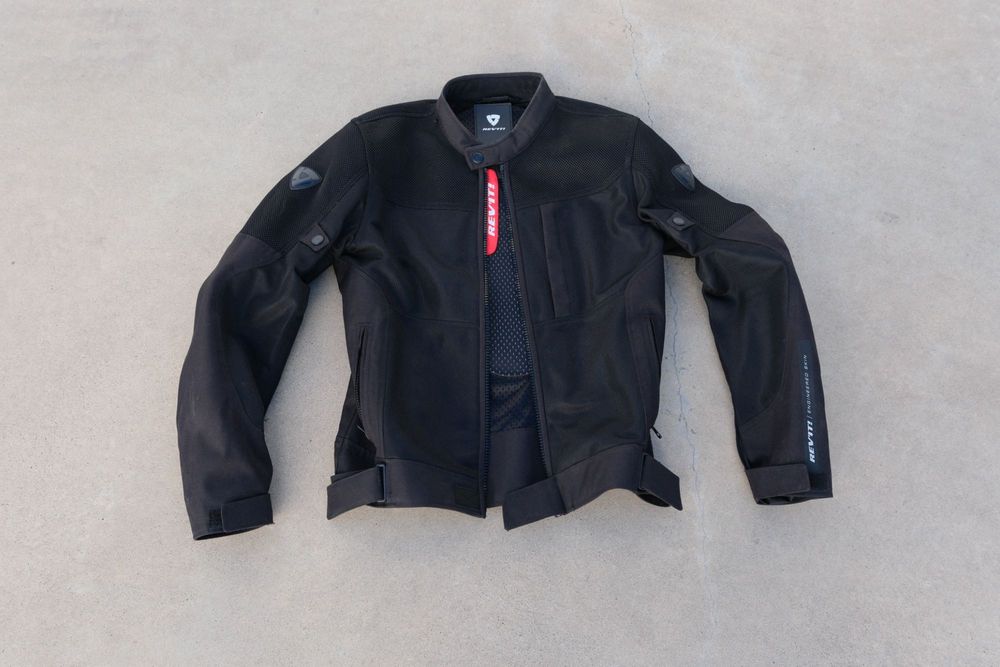 Casaco moto REVIT Vigor preto Tamanho M