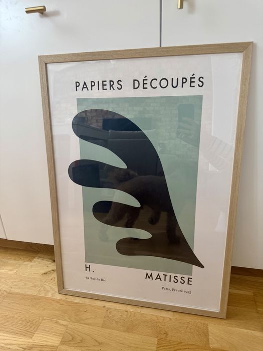 Plakat Matisse w drewnianej ramce 50x70 cm