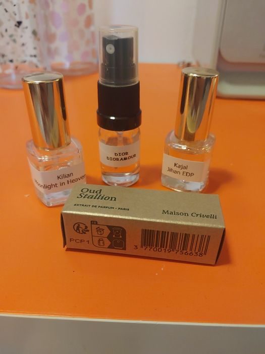 Zestaw. Nisza. Kilian, Kajal, Maison Crivelli, Dior
