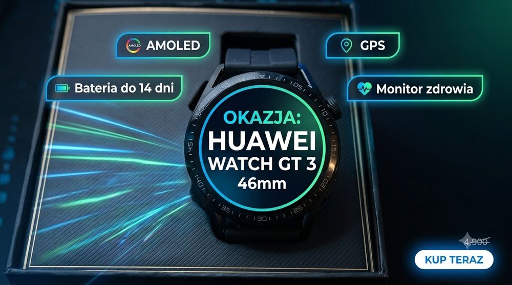 Smartwatch Huawei Watch GT 3 46mm Active GPS SPO2  BLUETOOTH