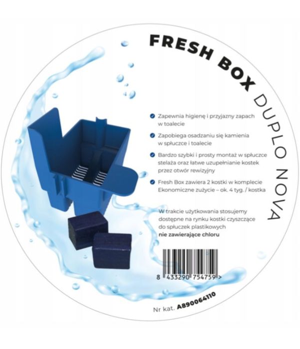 ROCA NOVA FRESH BOX Dyspenser kostek stelaża podt. +2 KOSTKI