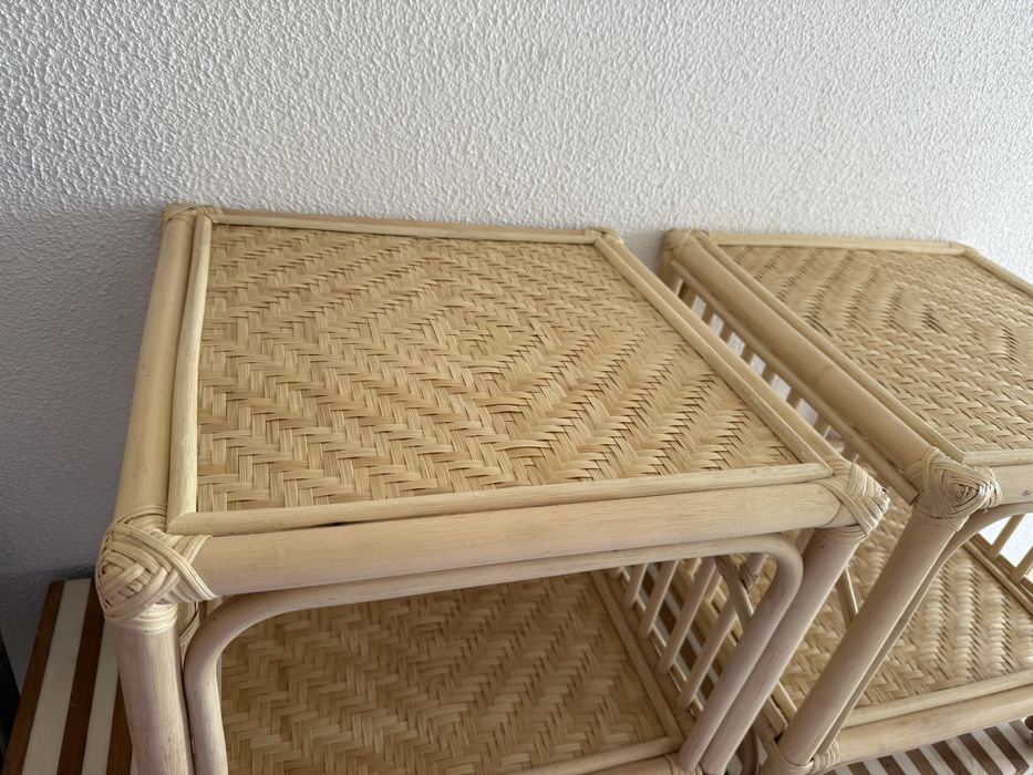 Mesas Rattan - par - novas