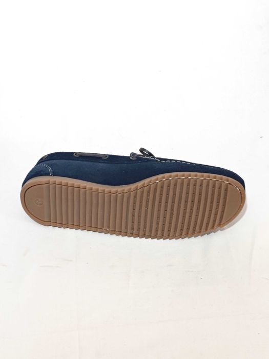 Sapato Vela Homem Couro Azul - Vários Tamanhos - Novos