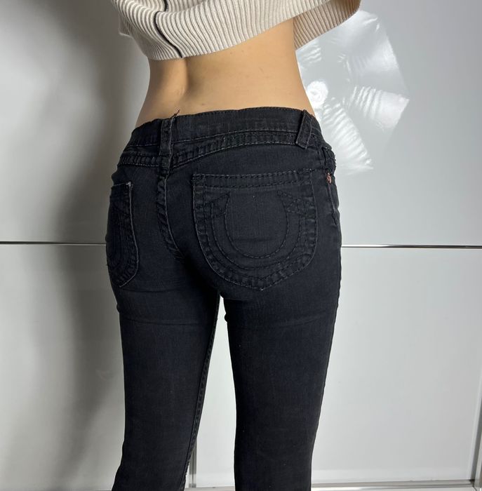 Spodnie True Religion Vintage Y2K Czarne Denim