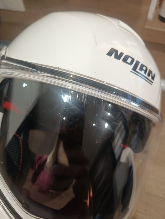 Kask szczękowy NOLAN N100-5 biały L