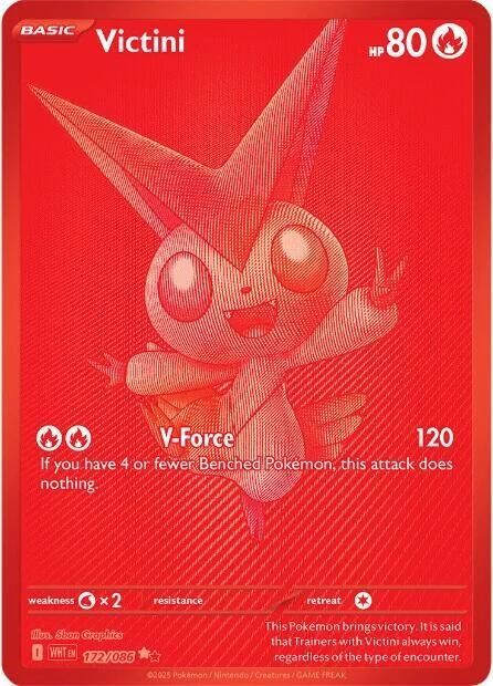 Victini white flare 172/086 Pokémon tcg cartas