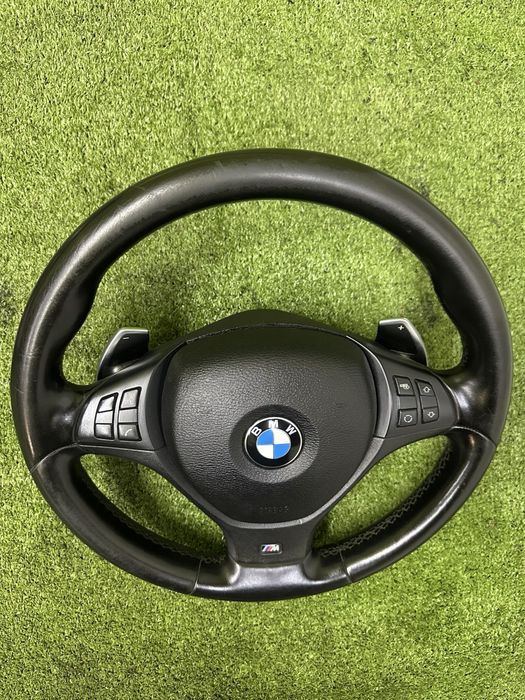 Кермо руль M з подушкою та підкермовими пелюстками BMW X5 E70 X6 E71 БМВ Х5 Е70 Х6 Е71