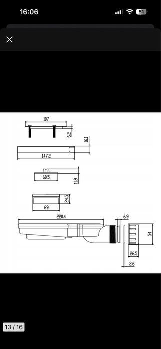 Nowy brodzik marki Hydrosan 130x90